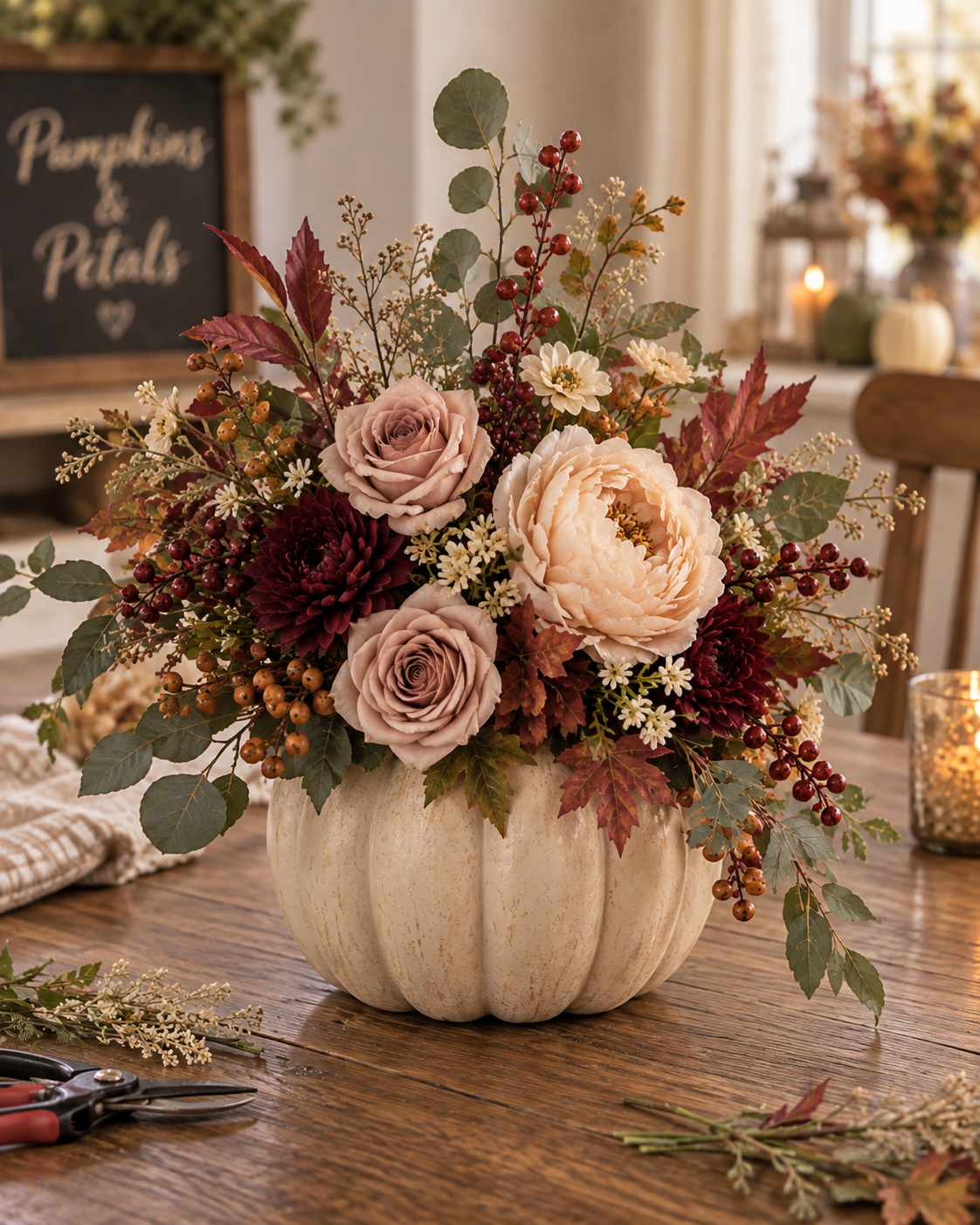 Sip & Style™ | Hocus Pocus Inspired Pumpkins & Petals Floral Design Class — Saturday October 3, 2026