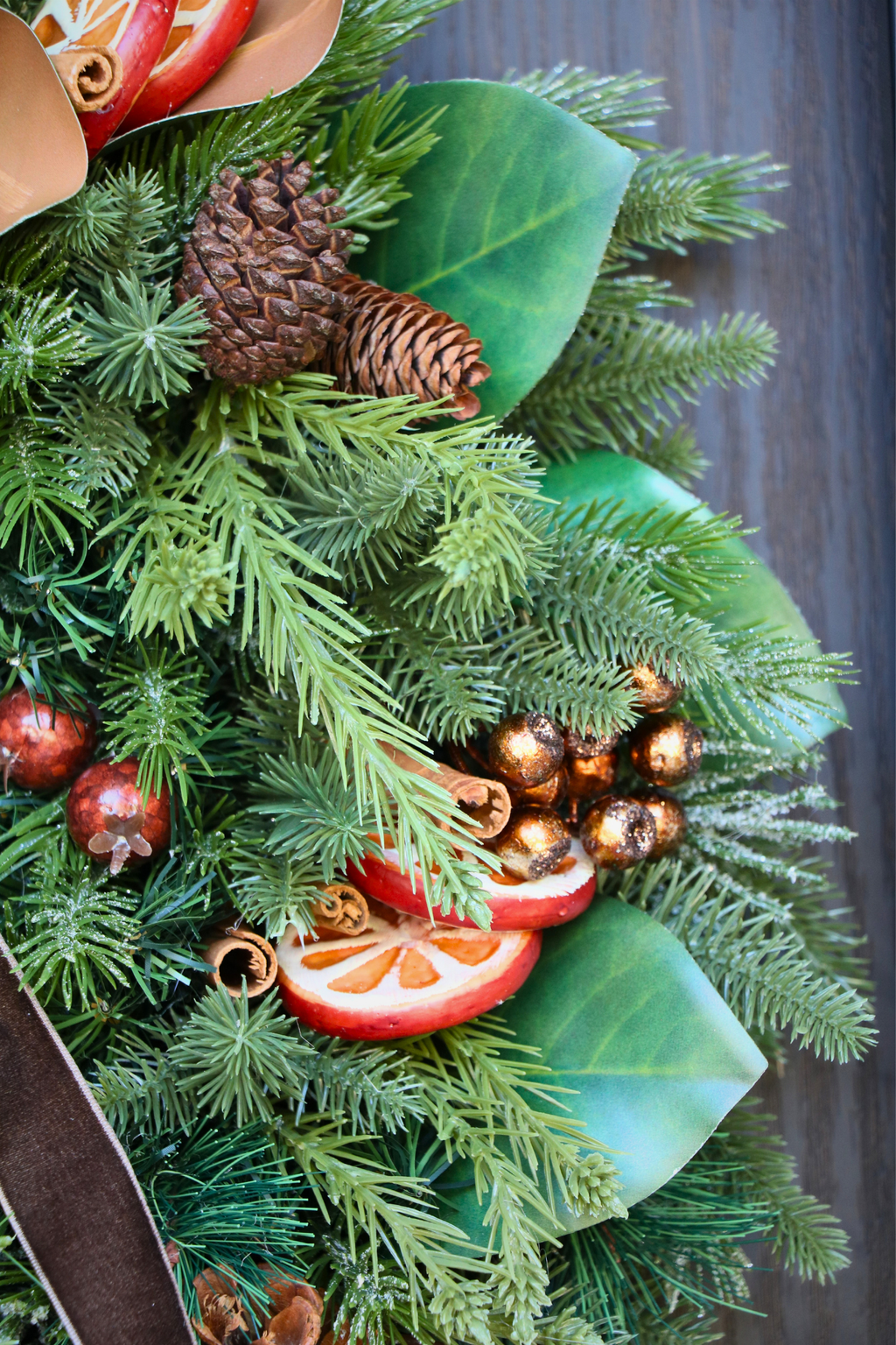 Nostalgic Citrus & Spice | Orange & Cinnamon Holiday Wreath
