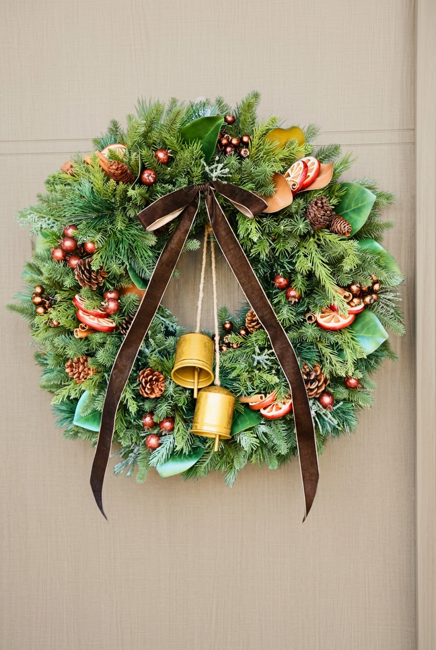 Nostalgic Citrus & Spice | Orange & Cinnamon Holiday Wreath
