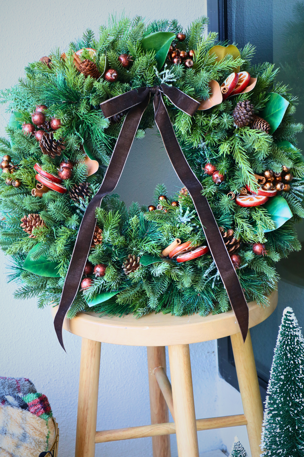 Nostalgic Citrus & Spice | Orange & Cinnamon Holiday Wreath
