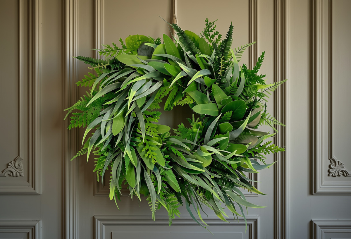 Mini Evergreen Estate Front Door Wreath