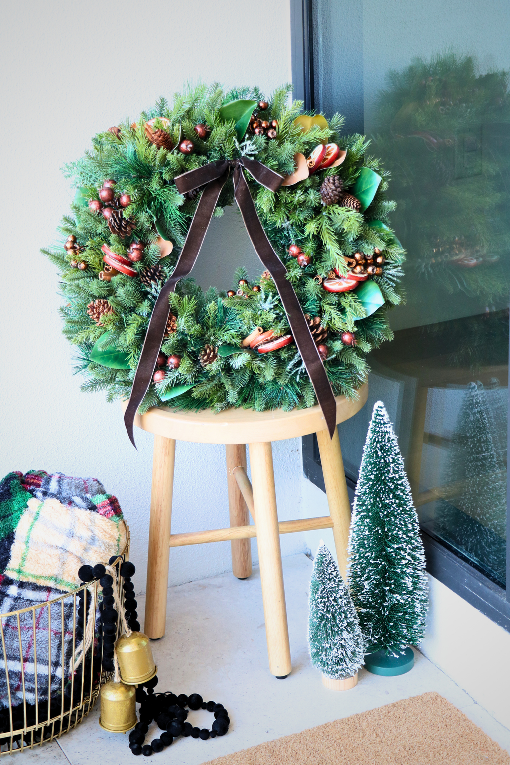 Nostalgic Citrus & Spice | Orange & Cinnamon Holiday Wreath