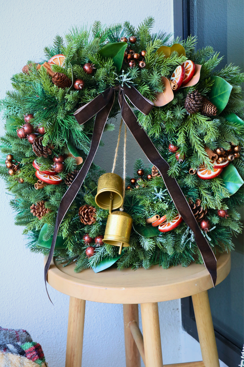 Nostalgic Citrus & Spice | Orange & Cinnamon Holiday Wreath
