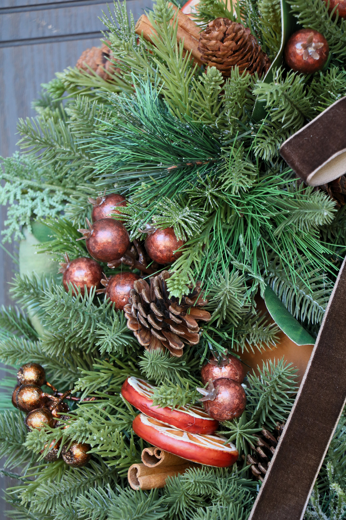 Nostalgic Citrus & Spice | Orange & Cinnamon Holiday Wreath