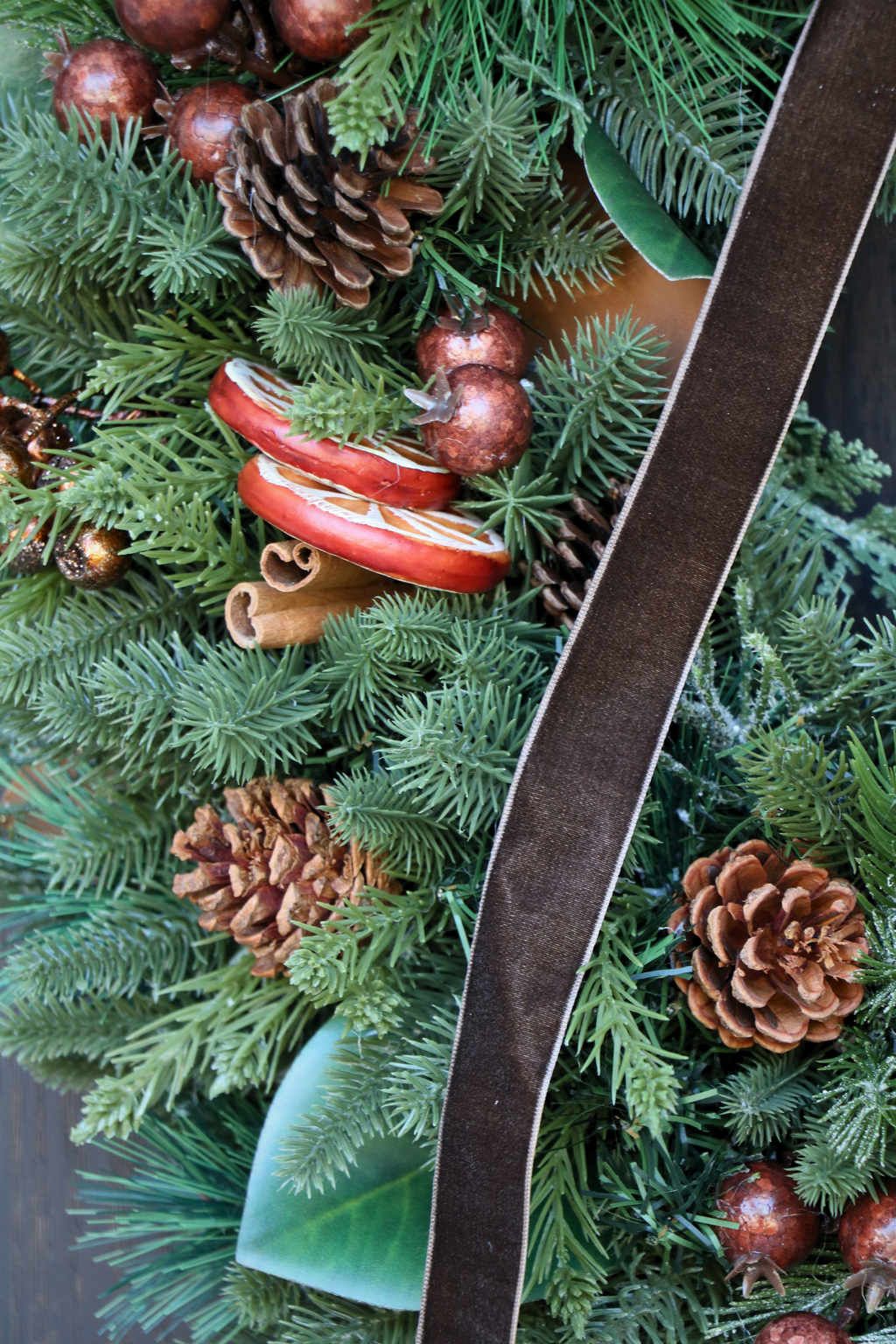 Nostalgic Citrus & Spice | Orange & Cinnamon Holiday Wreath