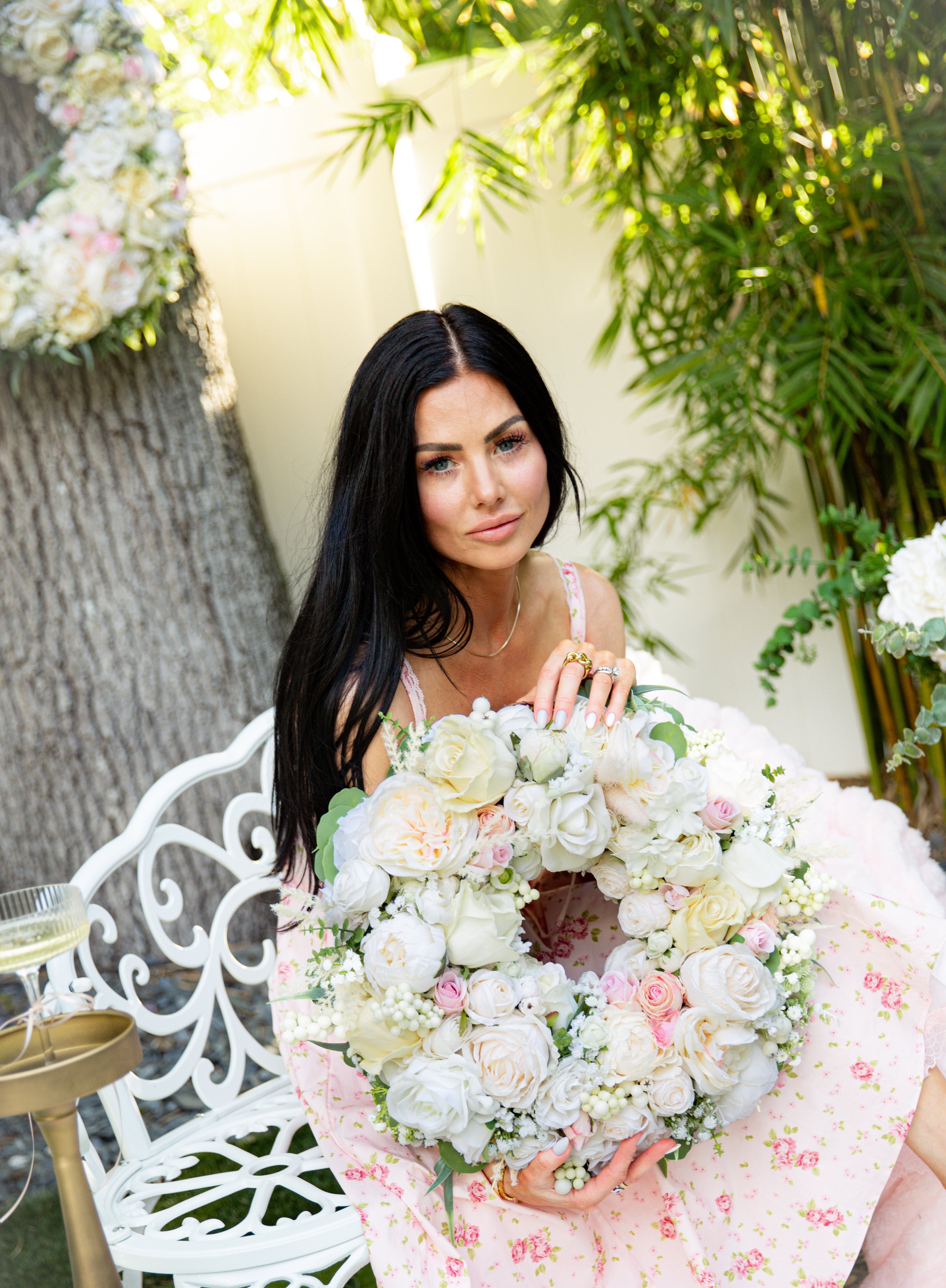 Mini Ivory Romance Wreath