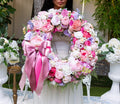 Pink Opulence Front Door Decor Wreath