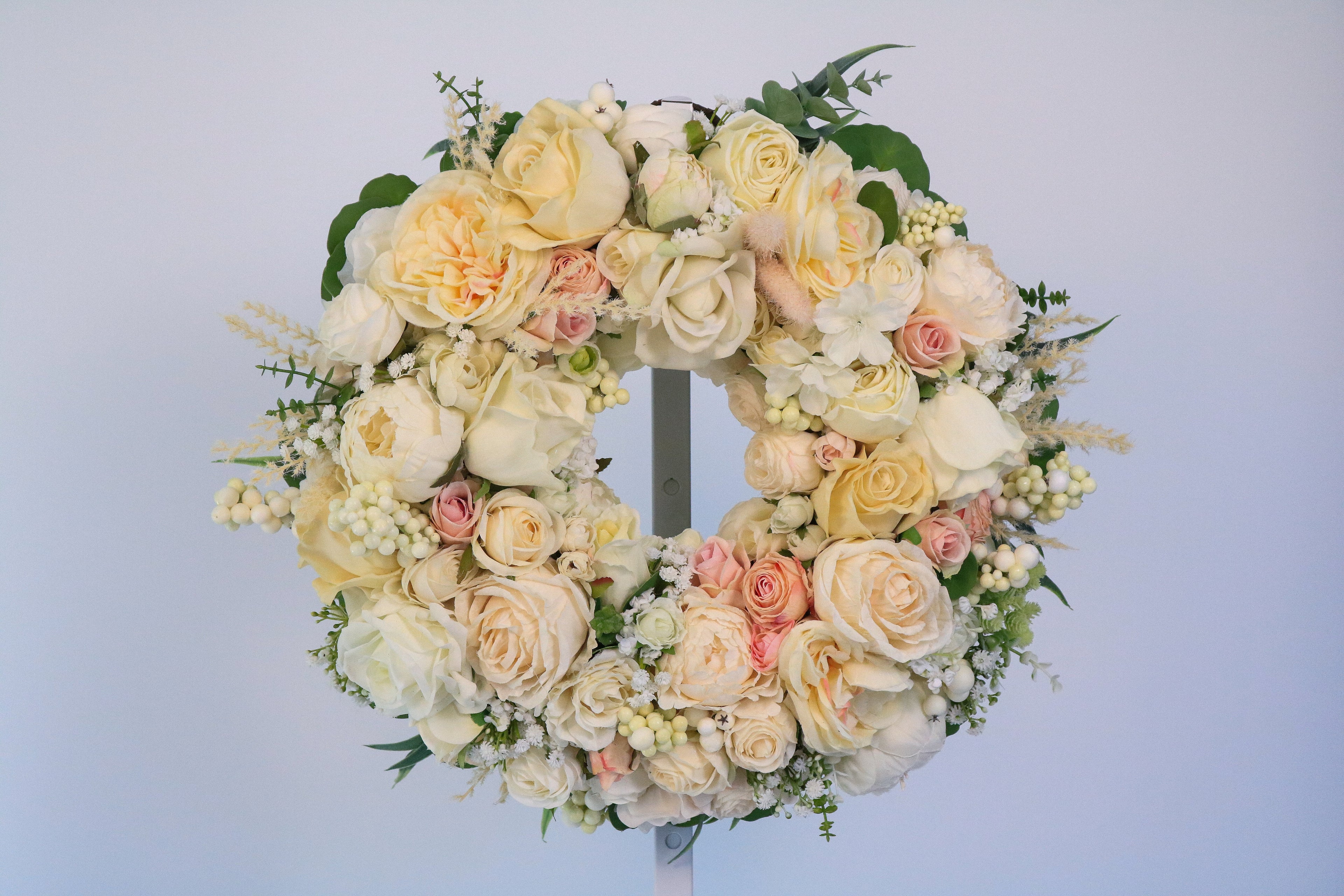 Mini Ivory Romance Wreath