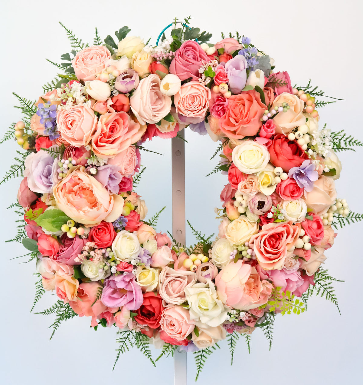 Pink Opulence Front Door Decor Wreath
