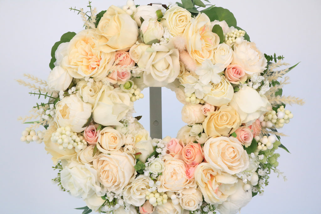 Mini Ivory Romance Wreath