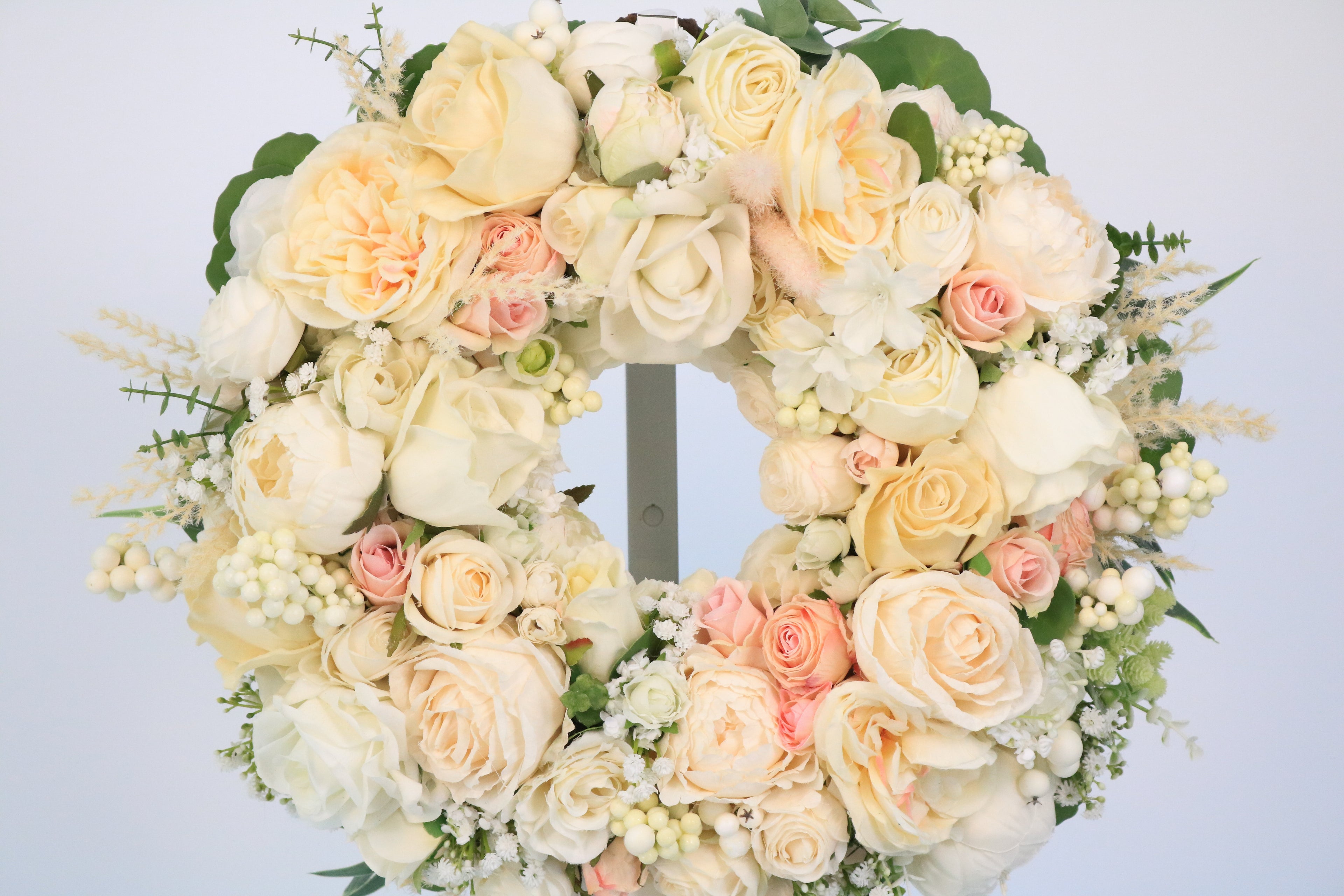 Mini Ivory Romance Wreath