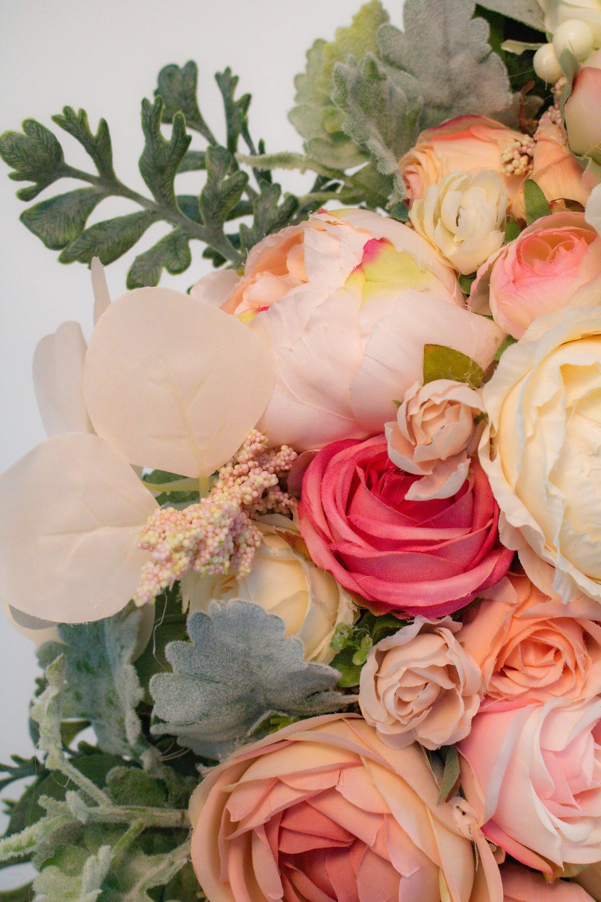 Blush No. 1 Collection Luxury Faux Floral Front Door Wreath