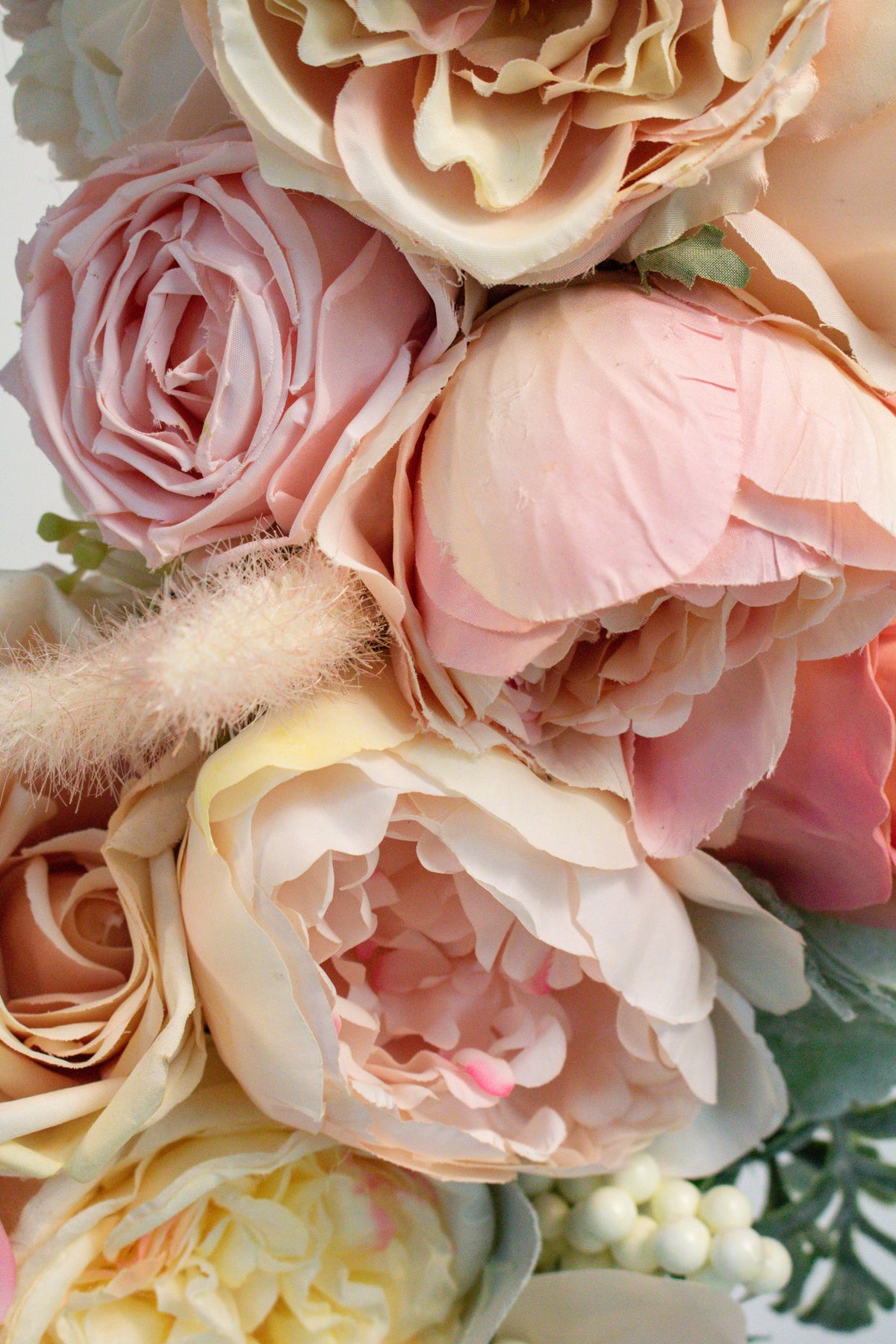 Blush No. 1 Collection Luxury Faux Floral Front Door Wreath