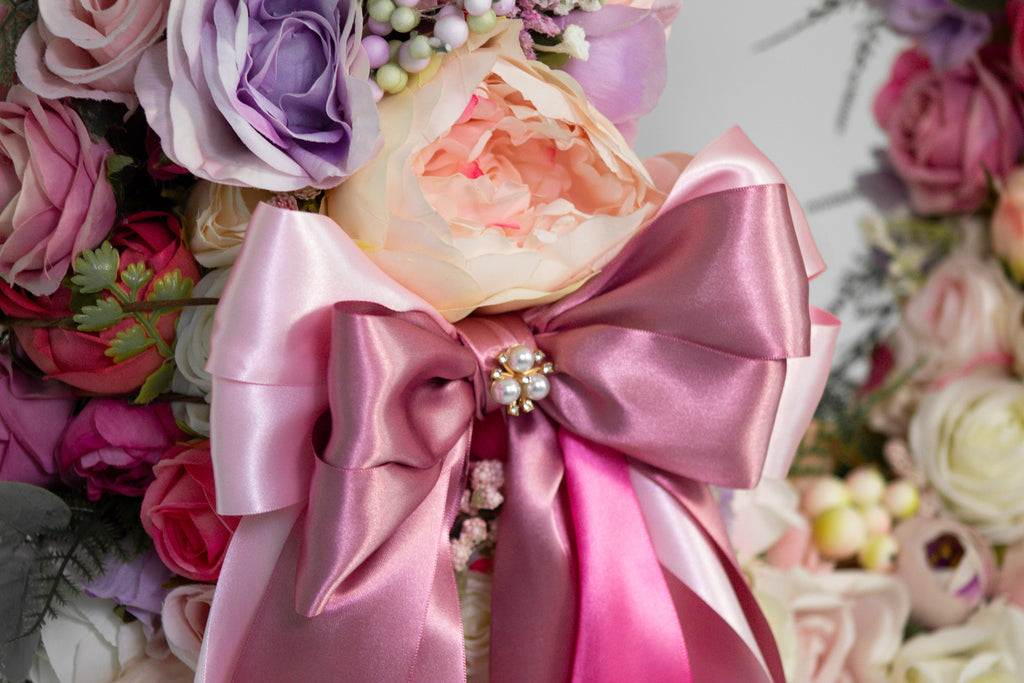 Pink Opulence Front Door Decor Wreath