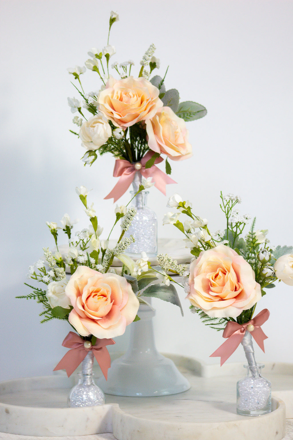 Floral Embellishments — Set of Three