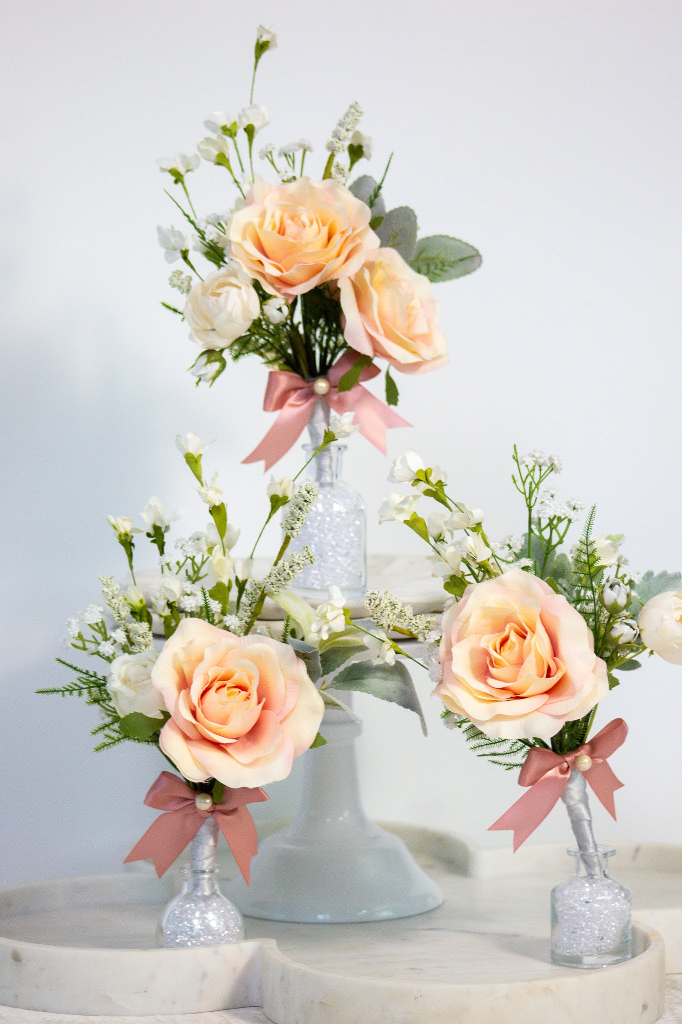 Floral Embellishments — Set of Three