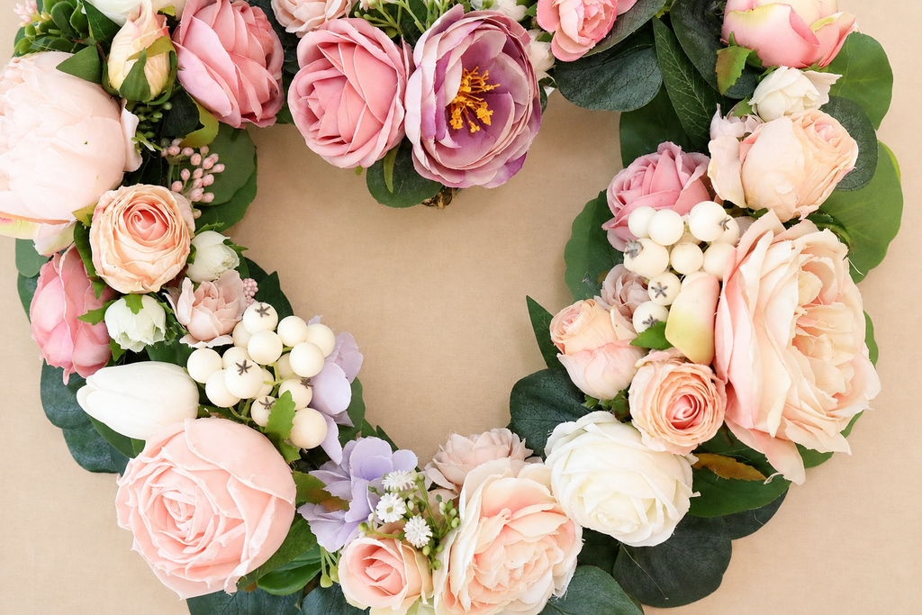Mini Heart Luxury Front Door Wreath