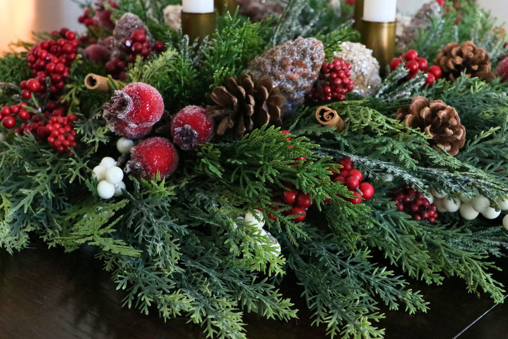 Candlelit Gathering Christmas Advent Candle Centerpiece — professional product photo 3.