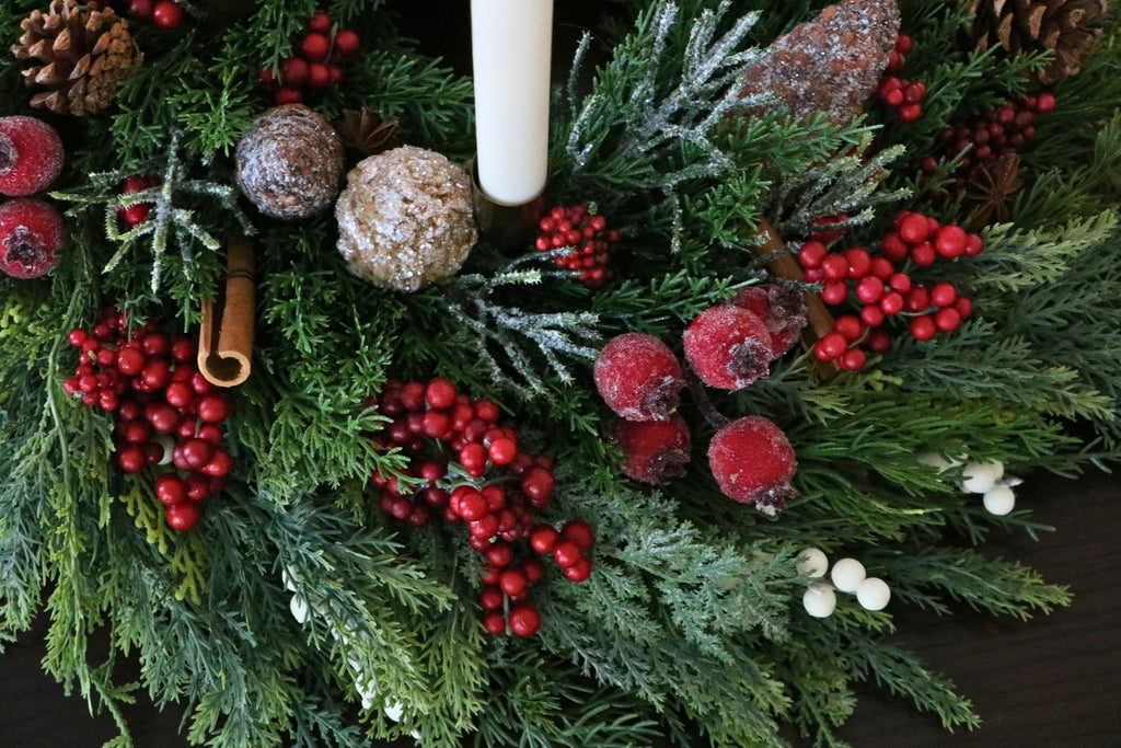 Candlelit Gathering Christmas Advent Candle Centerpiece — professional product photo 5.