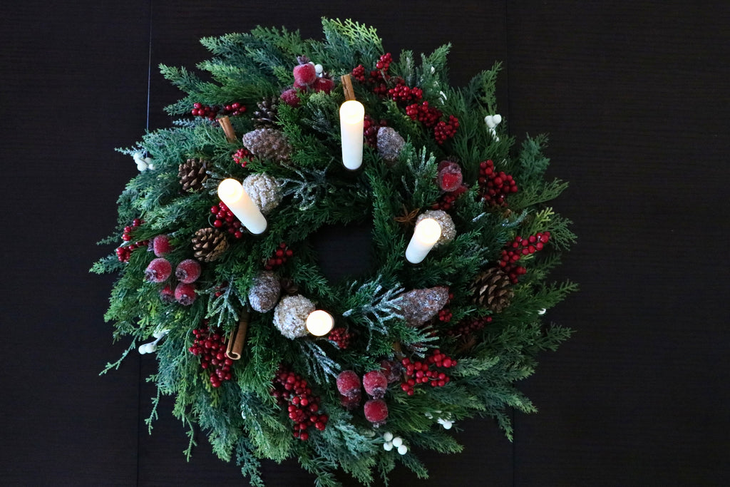 Candlelit Gathering Christmas Advent Candle Centerpiece — professional product photo 7.