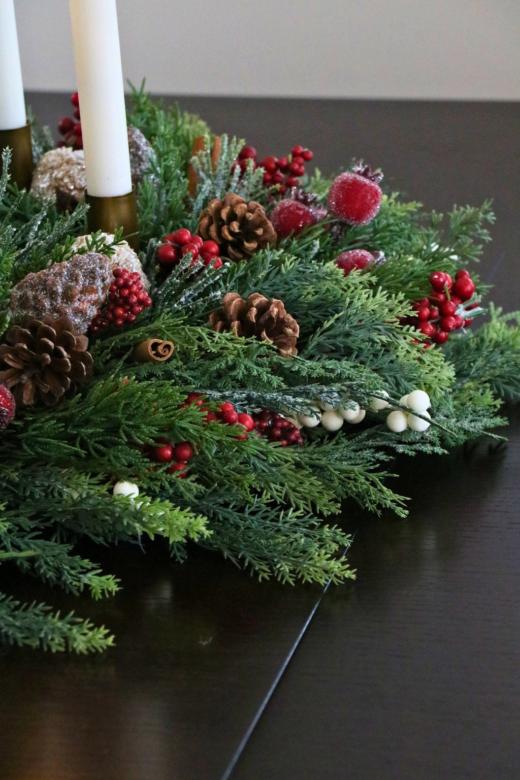 Candlelit Gathering Christmas Advent Candle Centerpiece — professional product photo 11.