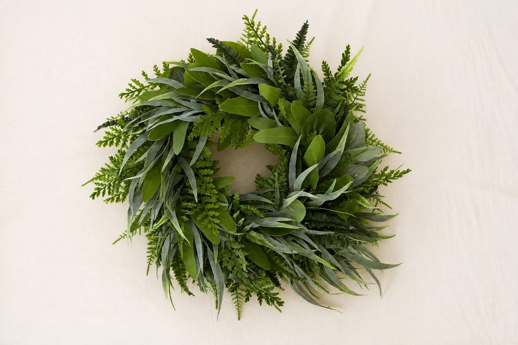 Mini Evergreen Estate Front Door Wreath