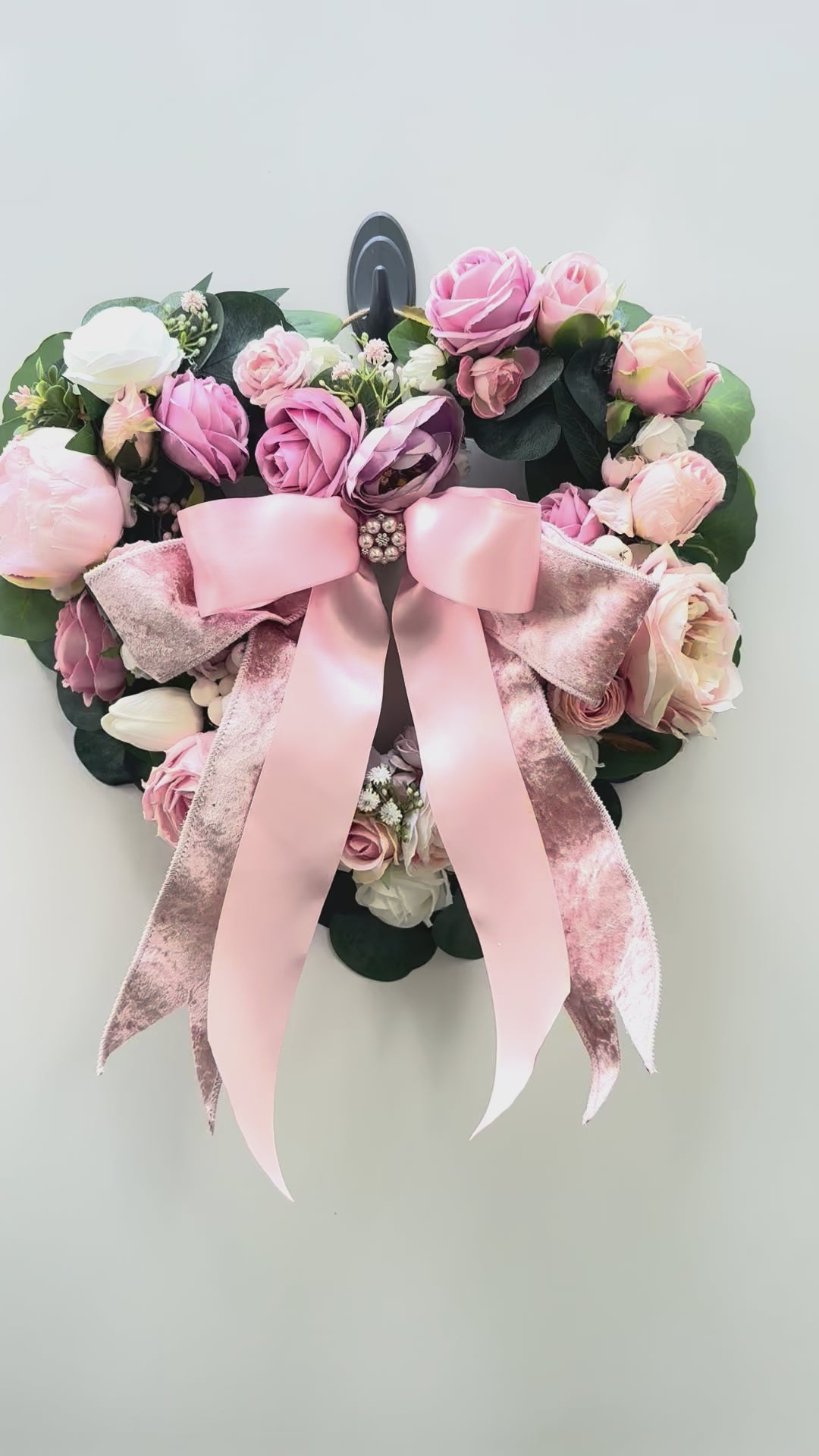 Mini Heart Luxury Front Door Wreath