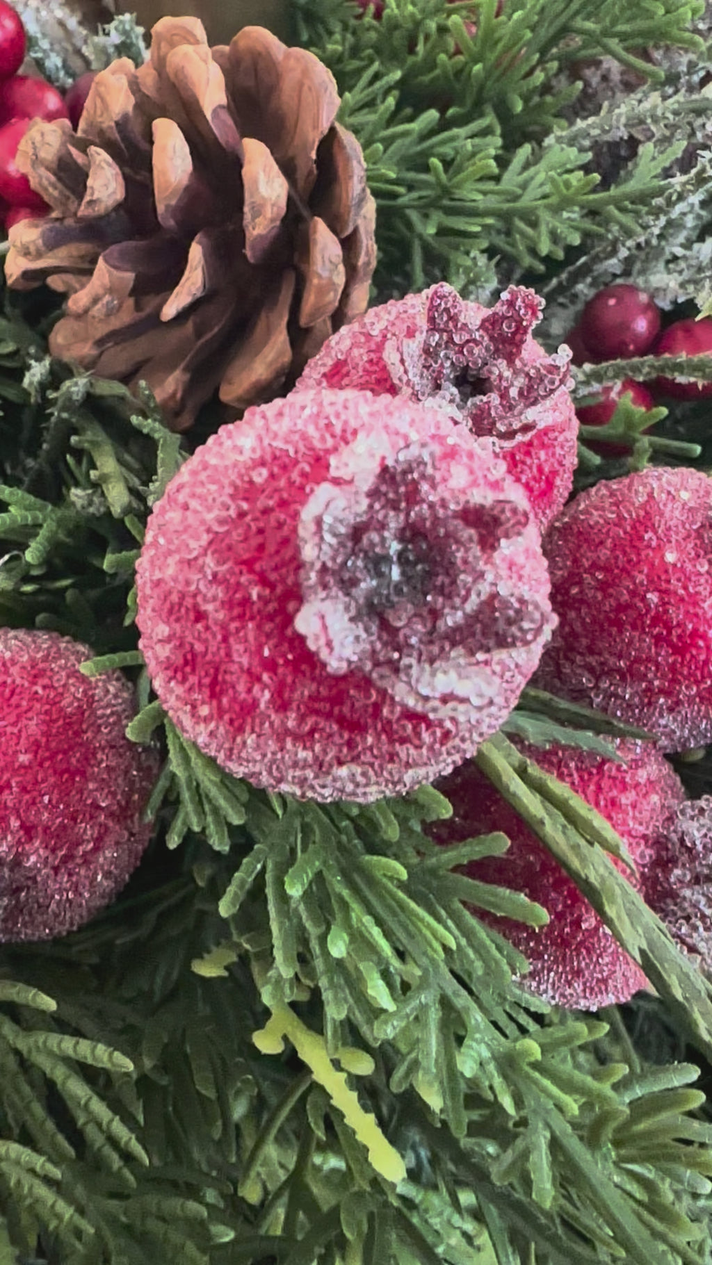 Candlelit Gathering Christmas Advent Candle Centerpiece product video.