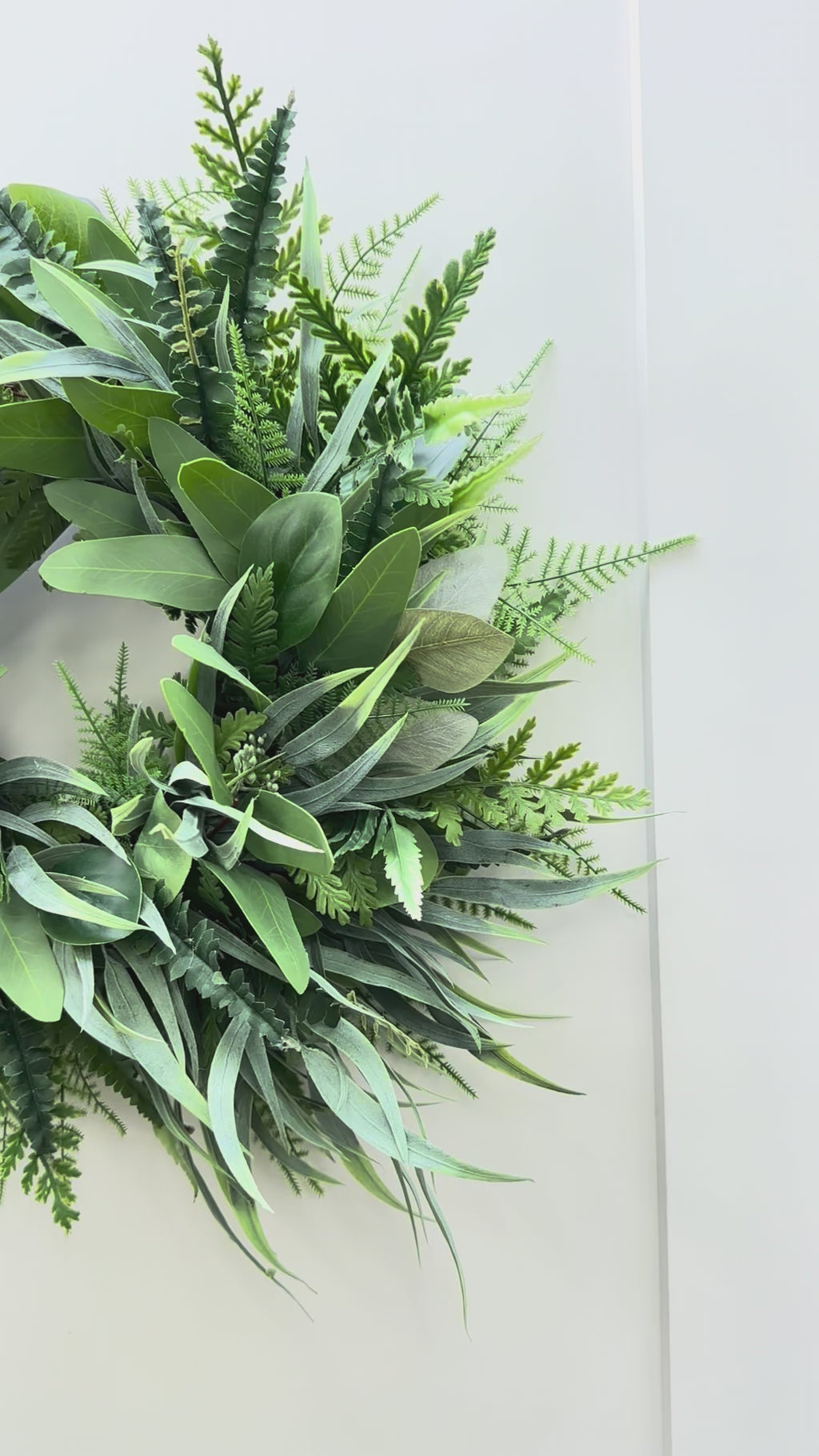 Mini Evergreen Estate Front Door Wreath