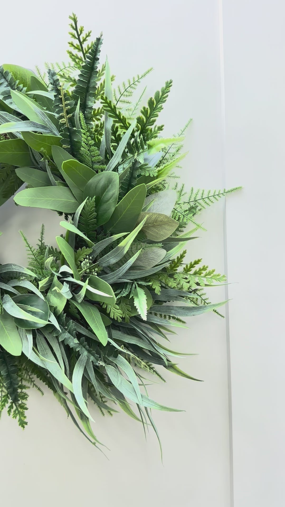 Mini Evergreen Estate Front Door Wreath